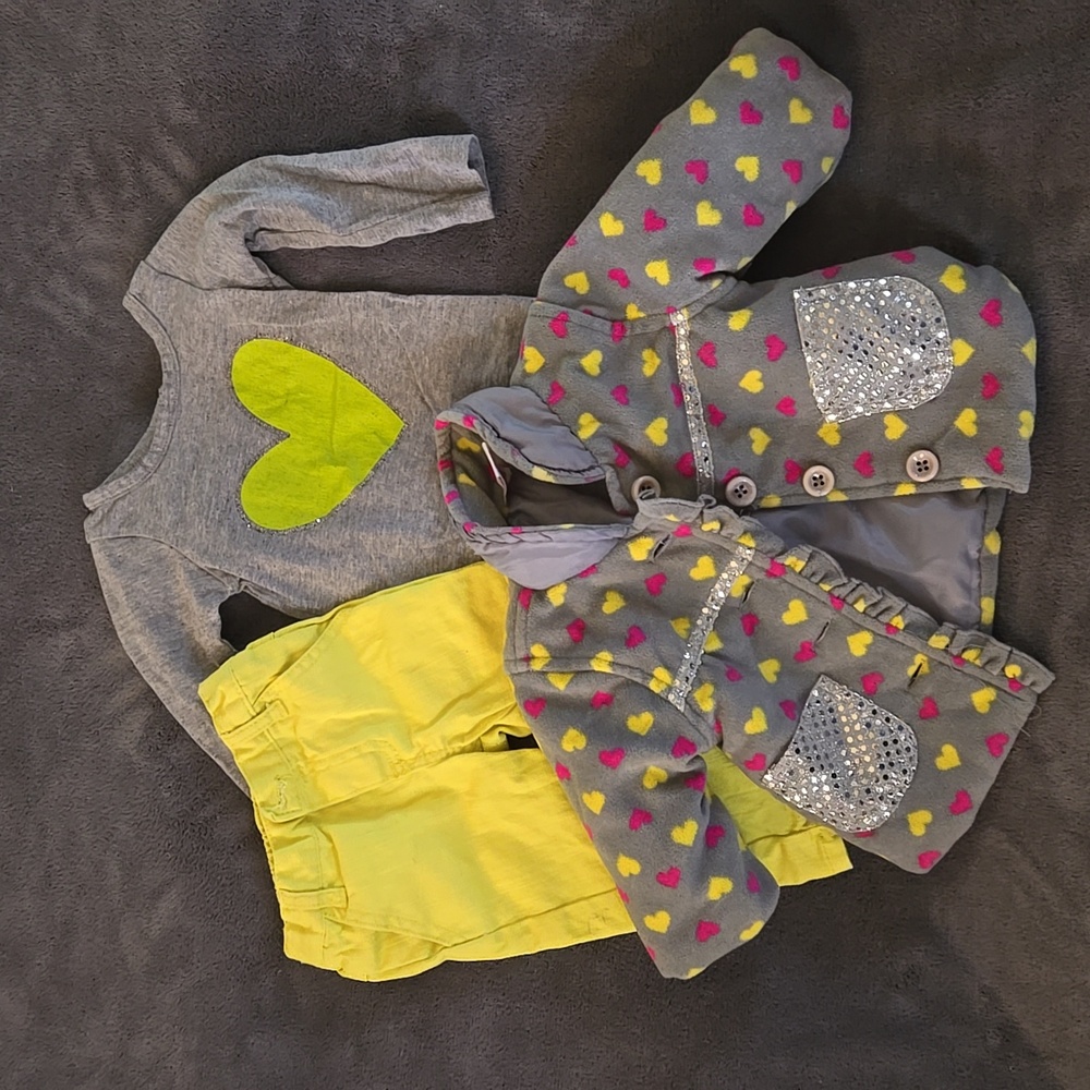 Nannette Girls Three Piece Pants Set